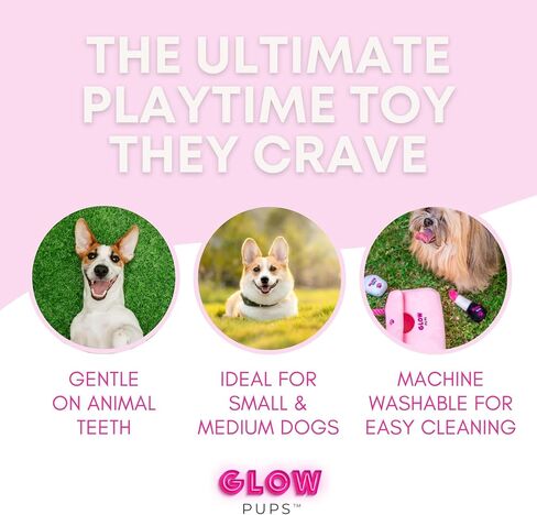 Hide and Seek Dog Toy Set, Pink Purse with Plush Toys, Squeakers, Crinkle Material, Rope Handle, for Small Dogs (Pink Purse Dog Toy with Lipstick, Cell Phone and Nail Polish Toys) in Kuwait