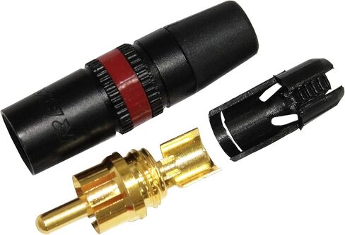 WORLDS BEST CABLES 4.5 Foot - RCA Cable Pair Custom Made Made Using Van Damme Pro Grade Classic XKE Instrument (Jet Black) Wire & Neutrik-Rean NYS Gold RCA Connectors in Saudi Arabia