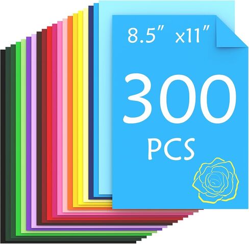 Ftumertly 40 Sheets Colored Cardstock, 20 Assorted Colors 180gsm/65lb Card Stock Paper 8.5 x 11 Card Stock Colored Paper, Colorful Cardstock Paper for Crafting, Christmas DIY Card Making, Scrapbooking in Saudi Arabia