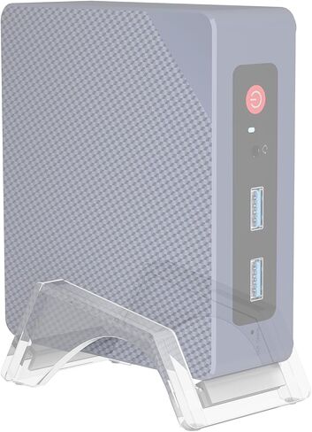 Mini PC Desk Stand for Beelink S12 Pro Mini PC, Acrylic Vertical Desktop Holder Compatible with Beelink Mini S12 Pro N100, Mini S12 N95, Mini S N5095 Mini PC (Clear) in Kuwait