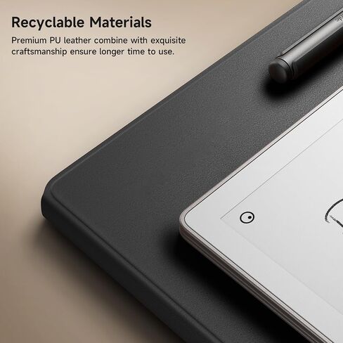 OLAIKE Magnetic Case for 11.8" Remarkable Paper Pro Color Paper Tablet (2024 Release), Slim Smart Mosaic Weave Book Folio with Pen Clasp, Bundle with Premium Membership (Basalt) in Kuwait