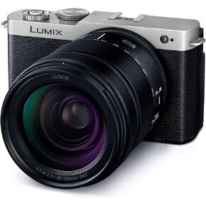 Pansonic LUMIX S9 Full Frame Camera with 28-200mm L Mount Lens, Compact Mirrorless Camera for Content Creators with Real Time LUT, Open Gate and Easy Sharing of Photos & Video (Silver)