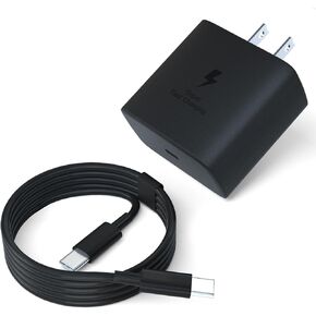 45W USB-C Charger for Samsung Galaxy - Fit for Samsung Galaxy S24 Ultra/S24/S24+/S23 Ultra/S23/S23+/S22+/S22/S21, Note 10/20,Tab S9/S8, N16Q2 AC Adapter Power Cord