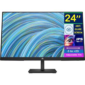 HP V24v G5 FreeSync Home & Business Monitor 65P62AA#ABA 24" FHD VA (1920x1080) 75Hz Display, 1 HDMI 1.4, 1 VGA, VESA Mount (100x100 mm)