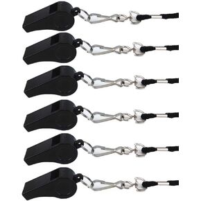 صفارات بلاستيكية سوداء للأماكن الخارجية مكونة من 2 لصفارات صوتية واضحة للمدرب والحكم in Kuwait