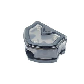Bissou 3 Way Power Distribution Block, 1/0 Gauge x 1 in 1/0 Gauge x 3 Out Power Ground Distributor for Car Audio Amplifier Splitter 2pcs, Silvery