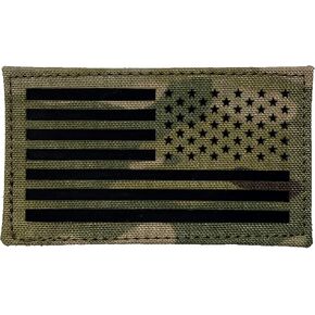 Infrared IR American Flag - Tactical Morale Patch with Hook-Fastener Backing - 2x3.5 (Forward)