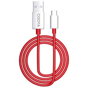 COOYA 10A Charging Cable for OnePlus 11 12 10 Pro 80W SUPERVOOC Charge, USB A to USB C Cable Warp/Dash Charge for OnePlus 7 Pro 8 7T 6T,Type-C QC/PD Fast Charge/Data Cord for Samsung S23 Pxiel Moto 1M