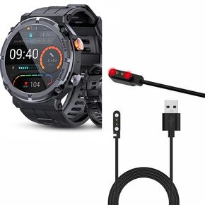USB Cable for PUREROYI C21 c21pro SmartWatch, Magnetic Replacement Charger Compatible for C21pro Smart Watches