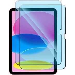 [2 Pack] Blue Light Screen Protector for iPad 10.9 10th Generation 2022 A2696/A2757/A2777,Tempered Glass Film Guard for iPad 10th Gen 10.9" 2022 Release in Kuwait