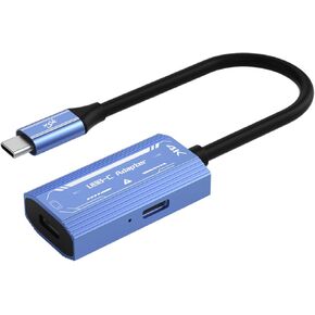 USB c AR/XR Smart Glasses Adapter 4k@60hz100W, Type-c Docking Station for XREAL/Rokid/VITURE/RayNeo VR/XR Glasses, Mobile Tablet, PC, Switch/SteamDeck/ROG Ally/Legion Go.