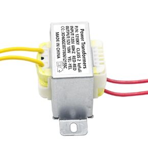 12V/10W AC/AC Power Transformer, Input 120V/60HZ Single-Phase Transformer, Applicable to Motorhome Electric Fireplace, Instrument, Small Power K-001, LED Light Strip, Lndustrial Control, etc.