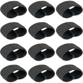 Elastic Belt Keepers for Duty Belt, Backpack Strap Keeper Strap Organizer Strap Holder for Men, Nylon Webbing Keeper Belt Loop Keeper,Tactical Belt Keepers 1.5 inch for 1.5"-2" Wide Belts