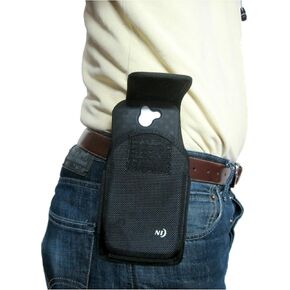 Nite Ize حافظة هاتف خلوي صلبة من أجل Kyocera DuraForce Pro 2 E6910 E6920، حافظة قوية وشديدة التحمل، حامل مشبك حزام ثابت قوي، يناسب حافظة الهاتف الخلوي (عمودي) in Kuwait