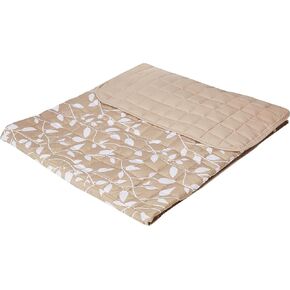 Elegant Comfort Quilted Pet Dog Children Kids Furniture Protector Slip Cover, Leaf Design Lilac Love Seat