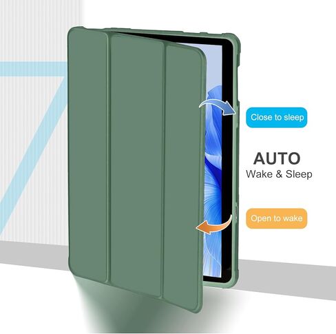 حافظة رفيعة لجهاز Amazon Kindle All-New Fire HD 10 Tablet (10.1"، الجيل الثالث عشر، 2023)، غطاء حامل ثلاثي الطي مزدوج الزاوية خفيف الوزن، هيكل صلب من البولي يوريثان الناعم مع خاصية التنبيه/النوم التلقائي، أسود in Kuwait