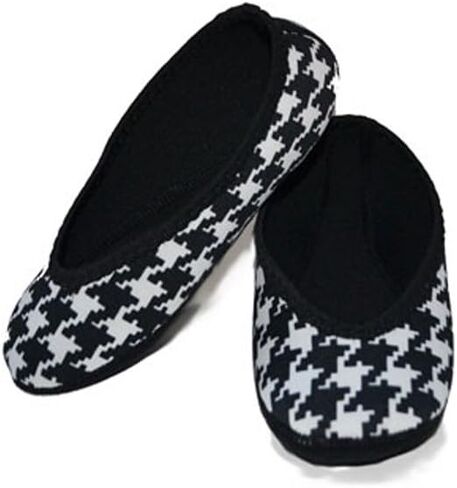 أحذية نسائية من NuFoot Sparkle Ballet Flats أفضل أحذية قابلة للطي ومرنة من الشقق - جوارب للسفر - أحذية للرقص - جوارب يوغا - أحذية منزلية - نعال داخلية - أزرق ملكي كبير - عدد 2 in Kuwait
