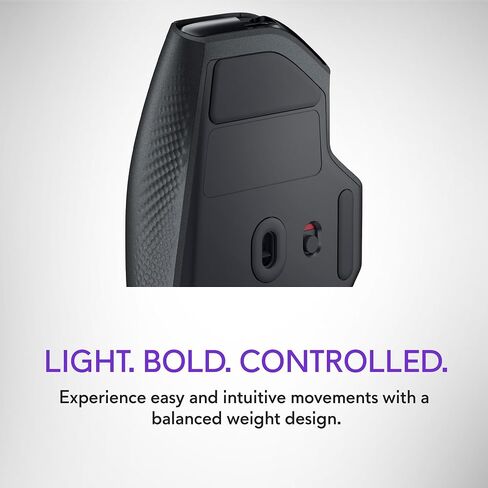 ماوس الألعاب اللاسلكي Alienware AW620M - لاسلكي/سلكي، 1 × USB - 4 دبابيس USB من النوع A، 26000 نقطة في البوصة، وزن 3.52 أونصة (99 جم)، 7 أزرار، قبضة غير قابلة للانزلاق، ما يصل إلى 140 ساعة من الألعاب - الجانب المظلم من القمر in Saudi Arabia