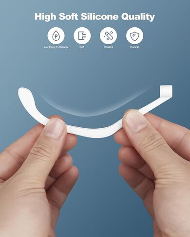 Ear Hooks Compatible with Apple Airpods 1, 2, 3, Pro and Pro 2, Anti-Slip Airpods Ear Hooks for Airpods Accessories, Sport Ear Hook for Running, Cycling, Gym (1) in Kuwait