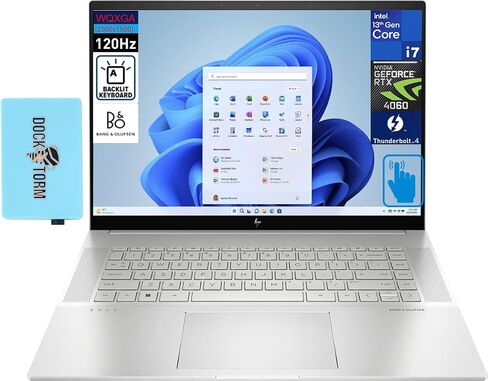 HP Envy High Performance Laptop 16.0" 120 Hz Touchscreen WQXGA (Intel i7-13700H, GeForce RTX 4060 8GB, 64GB DDR5, 2TB PCIe SSD, Backlit KYB, 2 Thunderbolt 4, Win 11 Home) w/DKZ USB Expander in Saudi Arabia