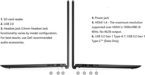 2024 Dell Inspiron 15 3530 كمبيوتر محمول للأعمال - شاشة لمس FHD مقاس 15.6 بوصة، Intel 10-Core i7-1355U، ذاكرة الوصول العشوائي 16 جيجابايت، 1 تيرابايت SSD، Intel Iris Xe Graphics، كاميرا ويب، Wi-Fi6، Windows 11 Pro و2021 ترخيص مدى الحياة للمكتب in Saudi Arabia