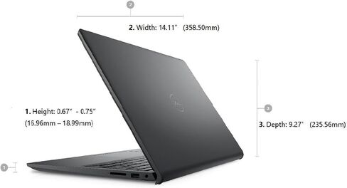 2024 Dell Inspiron 15 3530 كمبيوتر محمول للأعمال - شاشة لمس FHD مقاس 15.6 بوصة، Intel 10-Core i7-1355U، ذاكرة الوصول العشوائي 16 جيجابايت، 1 تيرابايت SSD، Intel Iris Xe Graphics، كاميرا ويب، Wi-Fi6، Windows 11 Pro و2021 ترخيص مدى الحياة للمكتب in Saudi Arabia