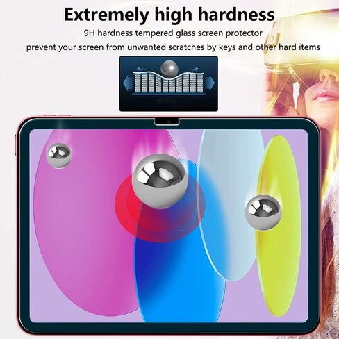 [2 Pack] Blue Light Screen Protector for iPad 10.9 10th Generation 2022 A2696/A2757/A2777,Tempered Glass Film Guard for iPad 10th Gen 10.9" 2022 Release in Kuwait