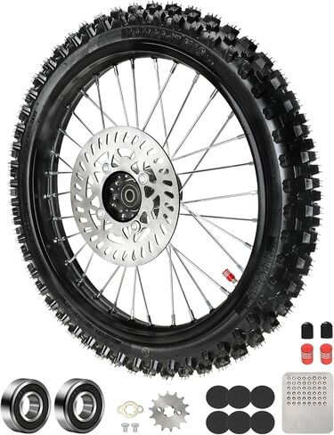 90/100-14 3.00-14 14 بوصة مجموعة عجلة إطار الدراجة الترابية الخلفية متوافقة مع SSR Apollo 150cc 140cc 125cc CR80R CR85R CRF80F CRF125F DB17 KX85 KLX65 KLX140 TT125 أجزاء موتوكروس للطرق الوعرة in Kuwait