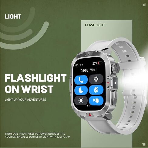 Smart Waterproof Watch V21 - Compatible with iPhone & Android, Fitness Tracker, Heart Rate Monitor, Fitness Tracker with 100+ Sport Modes in Saudi Arabia