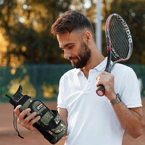 NATURE PIONEOR Water Bottle Carrier Holder Sleeve with Adjustable Strap 25 oz, Insulated Water Bottle Holder Sling Bag in Kuwait