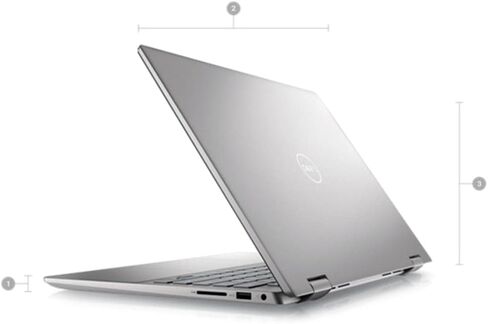 Dell Inspiron 7420 Plus 2-in-1 Laptop (2022) | 14" 1920x1200 FHD+ | Core i5-1235U - 512GB SSD Hard Drive - 24GB RAM | 10 cores @ 4.4 GHz Win 10 Pro Silver (Renewed) in Saudi Arabia