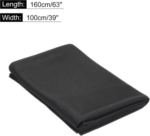 uxcell Black Speaker Mesh Grill Cloth (not Cane Webbing) Stereo Box Fabric Dustproof Cloth 100cm x 160cm 39 inches x 63 inches in Saudi Arabia