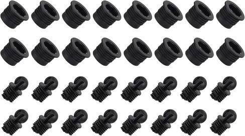MECCANIXITY Speaker Grill Guides Plastic Ball and Socket Type 12mm Dia for Speaker Parts Accessories Pack of 16 in Saudi Arabia