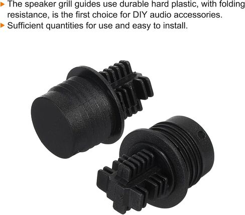 MECCANIXITY Speaker Grill Guides Plastic Ball and Socket Type 12mm Dia for Speaker Parts Accessories Pack of 16 in Saudi Arabia