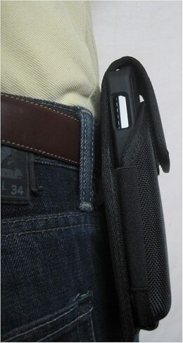 Nite Ize حافظة هاتف خلوي صلبة من أجل Kyocera DuraForce Pro 2 E6910 E6920، حافظة قوية وشديدة التحمل، حامل مشبك حزام ثابت قوي، يناسب حافظة الهاتف الخلوي (عمودي) in Kuwait