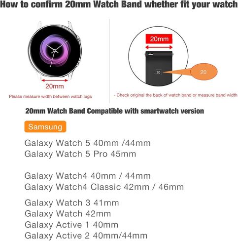 Abanen Christmas Decorate Watch Bands for Samsung Galaxy Watch 7 40mm/44mm,Galaxy Watch 6 40mm/44mm, Santa Xmas Gift Printed Soft Silicone Wristbands Strap for Galaxy Watch 5/4 in Saudi Arabia