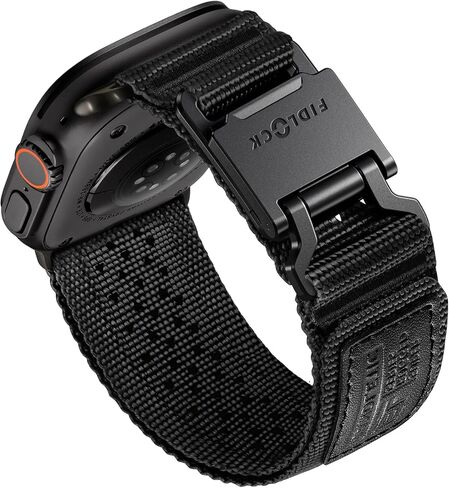 Compatible with Apple Watch Bands for Men - Rugged Nylon Bands Fit for Apple Watch Ultra 2/Ultra Band 49mm - FIDLOCK Magnetic Clasp Strap for iWatch Series 10 46mm 9/8/7 45mm SE/6/5/4 44mm in Kuwait