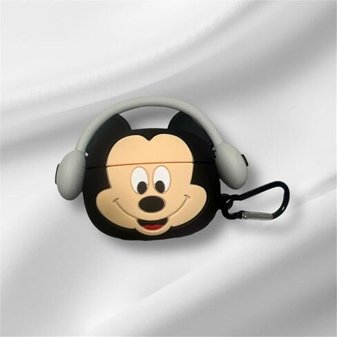 DECENTINO غطاء حماية متين متوافق مع AirPods Pro 2 مع قفل آمن | تصميم فائق الحماية، مقاوم للصدمات، مضاد للخدش، مقاوم للغبار (ميكي) in Saudi Arabia