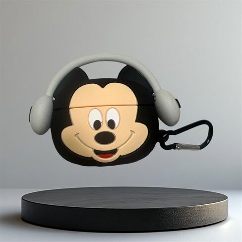 DECENTINO غطاء حماية متين متوافق مع AirPods Pro 2 مع قفل آمن | تصميم فائق الحماية، مقاوم للصدمات، مضاد للخدش، مقاوم للغبار (ميكي) in Saudi Arabia