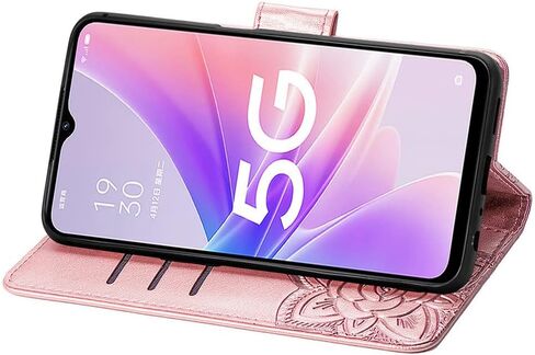 Compatible with Oneplus Nord N300 5G Wallet Case for Women, Leather Flip Folio with Kickstand Magnetic and Card Holder Protective Case for Oneplus Nord N300 5G Butterfly Pink SD in Saudi Arabia