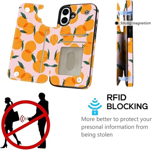 متوافق مع محفظة iPhone 16 Pro مع حامل للبطاقات، وفتحات بطاقات مدمجة من جلد البولي يوريثان، ومسند وحافظة مقاومة للصدمات لهاتف iPhone 16 Pro مقاس 6.3 بوصات والرجال (لوحة شطرنج ملونة) in Kuwait