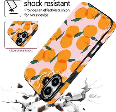 متوافق مع محفظة iPhone 16 Pro مع حامل للبطاقات، وفتحات بطاقات مدمجة من جلد البولي يوريثان، ومسند وحافظة مقاومة للصدمات لهاتف iPhone 16 Pro مقاس 6.3 بوصات والرجال (لوحة شطرنج ملونة) in Kuwait