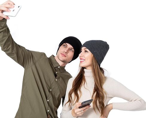 Bluetooth Beanie, Bluetooth V5.2 Wireless Knitted Winter hat, 24 Hour Play time in Saudi Arabia