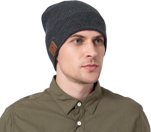 Bluetooth Beanie, Bluetooth V5.2 Wireless Knitted Winter hat, 24 Hour Play time in Saudi Arabia