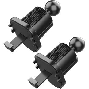 2 Pack Mobile Bracket Clip Air Vent Clip for Most Car Phone Holder Cellphone Holder Mount Vent Grip with Joint Ball Dia 17mm Universal Air Vent Clip for Car Phone Mount Cellphone Holder Vent Grip in Saudi Arabia