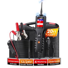 ANCEL Automotive Circuit Tester Kit - Voltage, Short, Relay, Fuse Tester with Thermometer for Cars and Trailers