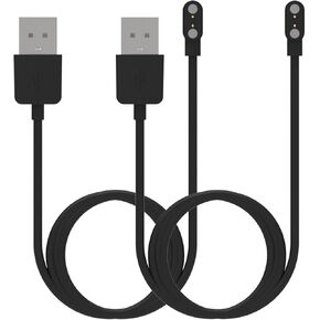 Compatible with Morepro HM78 & Iaret I18 & Parsonver SR1 Smart Watch Charger, 1.9ft USB Charging Cable Charger Accessories for JeeJTek Smart Watch Charger, 2-Pack