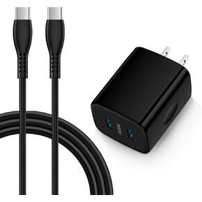Fast Charger Cord USB C Wall Charger 30W for Motorola G Stylus 5G 2024,razr+ 2024,Edge 50 Neo,Razr 50 Ultra,Edge 2024,G 2024,G Power,G Play,Android Phone C Charger Block 6FT Type C to C Charging Cable