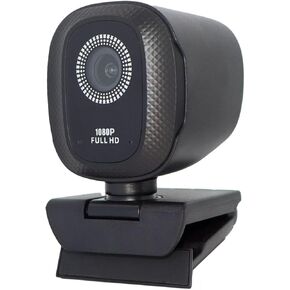 1080P FHD Webcam with Noise-Canceling Mic, Auto Light Correction, Privacy Cover - Plug-and-Play USB Streaming Camera,for Zoom, Skype, Teams, PC, Mac, Laptop, Desktop