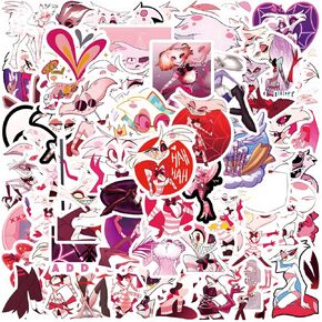 63Pcs Angel Dust Stickers Pack, Aesthetic Vinyl Waterproof Sticker Decals for Water Bottle,Laptop,Phone,Skateboard,Scrapbooking,Bumper for Teens Adults Fans for Party Supply